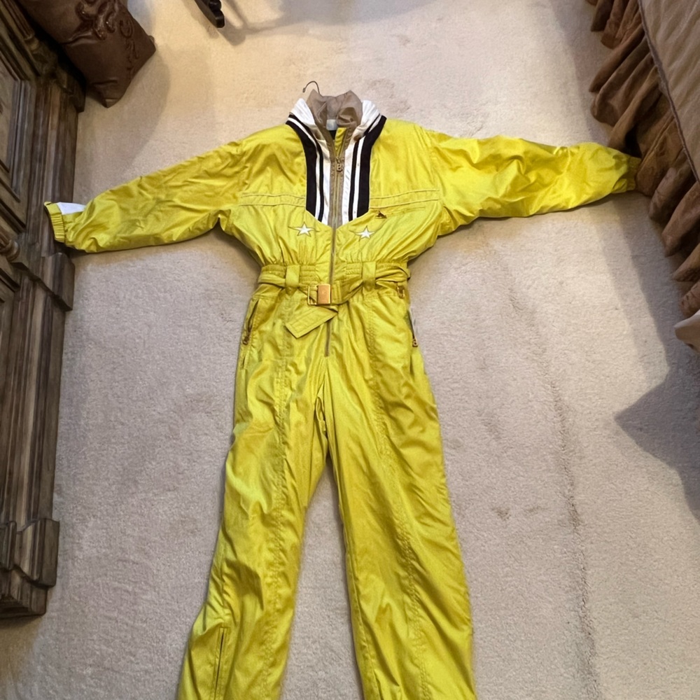 Bogner Yellow Ski Suit - NWT